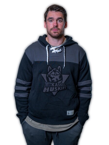 Trikot Hoodie Schwarz XL